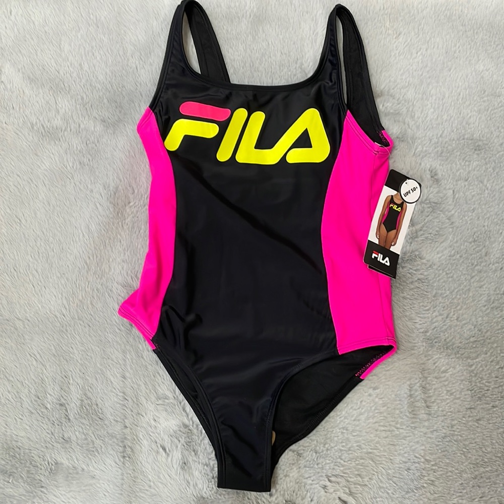 Fila-Girls one piece bathing suit
